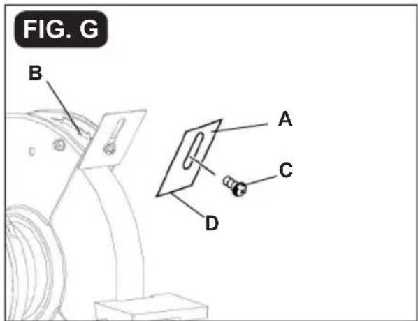 RIKON 80808 - PARE-ÉTINCELLES (Fig. G) - 1