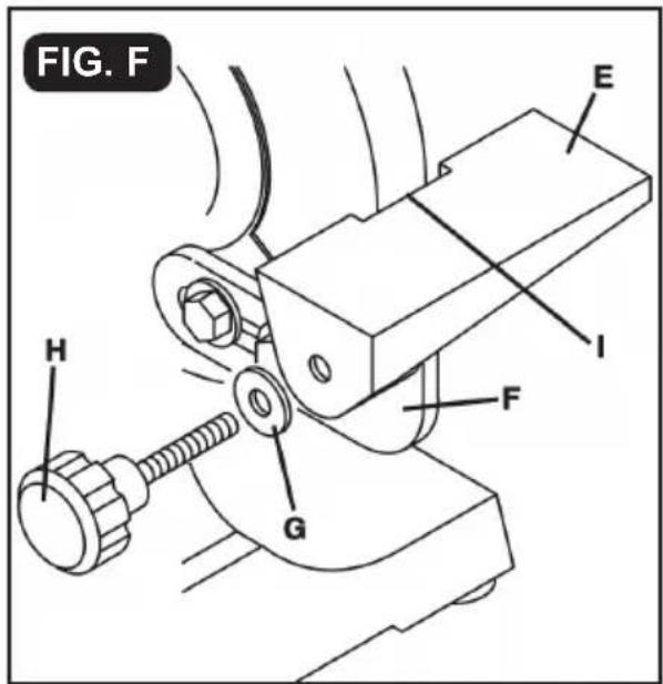 RIKON 80808 - PORTE-OUTILS (Figs. E et F) - 1
