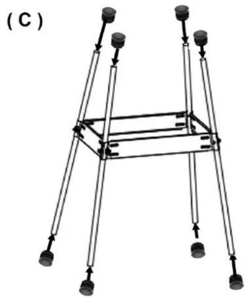 TECHWOOD TBQ816 - ASSEMBLAGE DU SUPPORT - 6