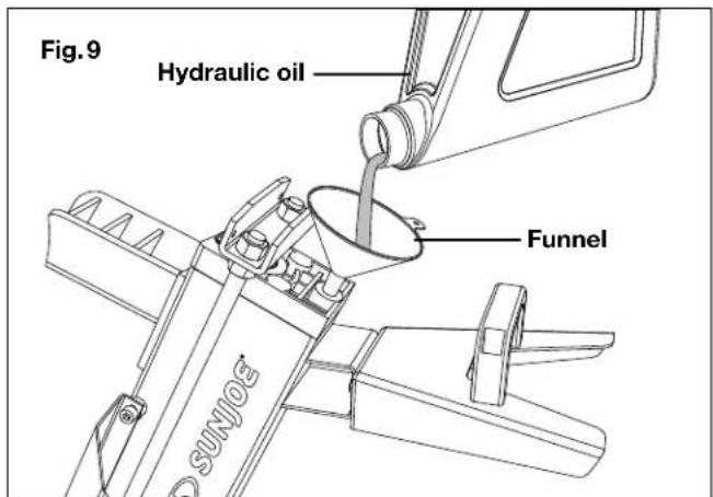 Sun Joe 24VX2LS6T - Replacing the Hydraulic Oil - 2
