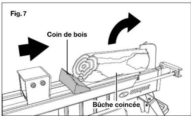 Sun Joe 24VX2LS6T - Retrait d'une bûche coincée - 1