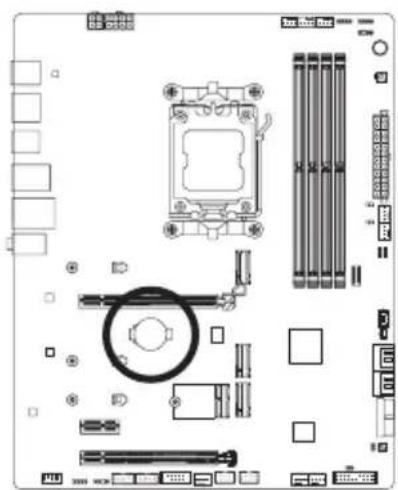 GIGABYTE B650 AERO G - 23) BAT (バッテリー) - 1