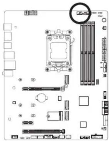 GIGABYTE B650 AERO G - 6) CPU\_OPT (水冷式 CPU ファンヘッダ - 1