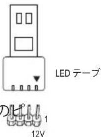 GIGABYTE B650 AERO G - 10) CPU\_LED (CPUクーラー用LEDテープ/RGB LEDテープ用ヘッダ) - 2