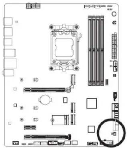 GIGABYTE B650 AERO G - 22) RST (リセットジャンパ - 1