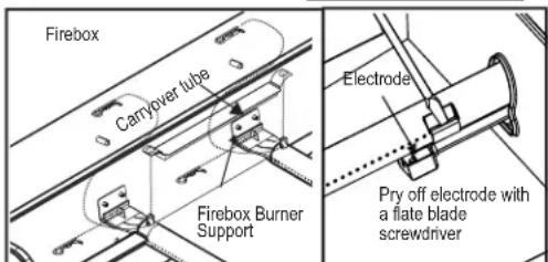 CHAR BROIL 463773717 - Correct burner-to-valve engagement - 3
