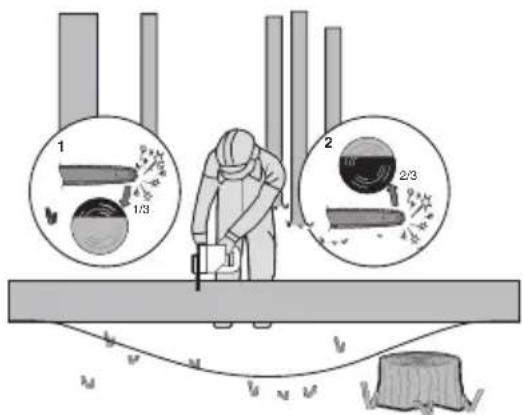 KRESS KG346 - Boomstam in stukken zagen - 3