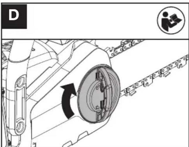KRESS KG346 - MONTAJE DE LA ESPADA Y LA CADENA DE SIERRA - 7
