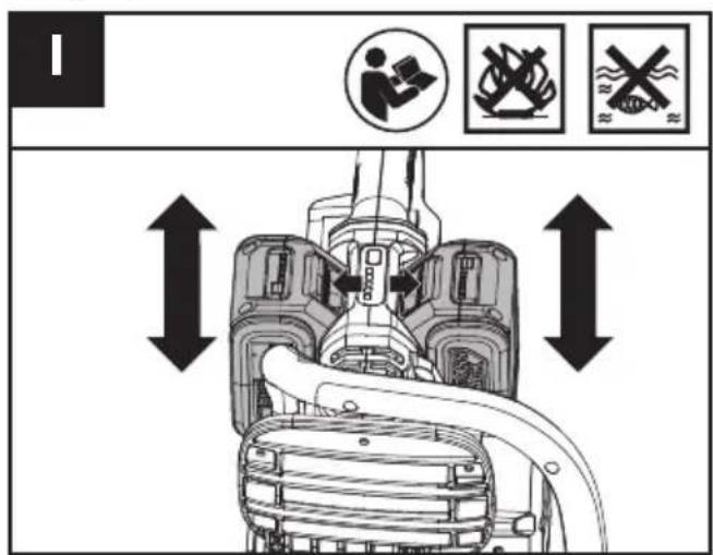 KRESS KG346 - HET ACCUPACK VERWIJDEREN OF PLAATSEN (ZIE AFB. I) - 1
