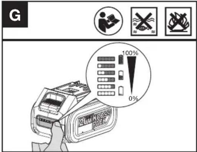 KRESS KG346 - CARGAR LA BATERÍA (Ver Fig. H) - 1