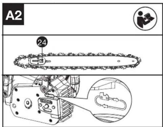 KRESS KG346 - MONTAGE VAN ZWAARD EN ZAAGKETTING - 2