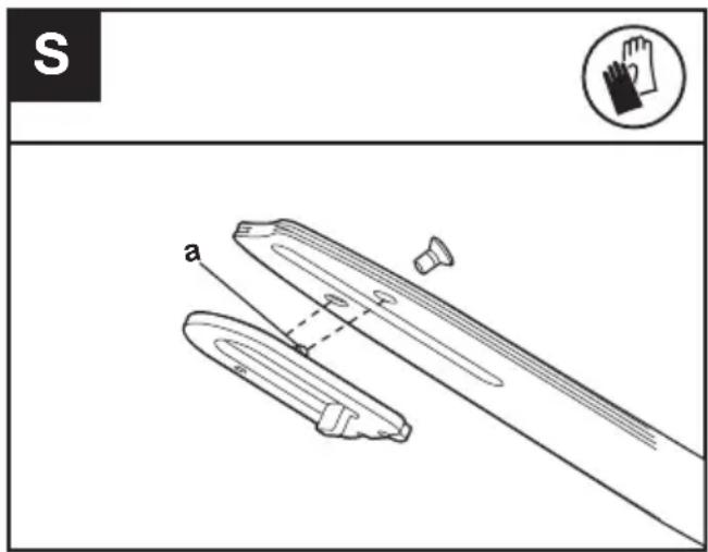 KRESS KG346 - Remplacement/changement de la chaine et du guide - 1