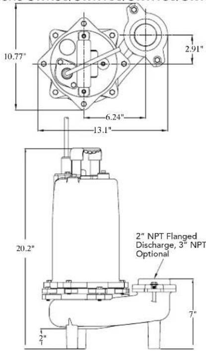 Ashland SW50 - Pompes d'égouts   Modèles: SWH/SWHD Sériés   Spcifications - 1