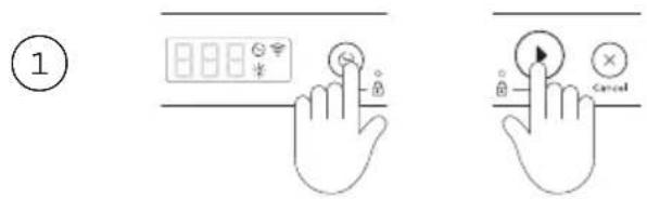 Fisher & Paykel DW24UT4I2 - Verrouillage des commandes et réglage d'un lavage - 1