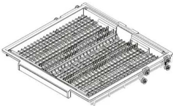 Fisher & Paykel DW24UT4I2 - Cutlery/Utensil tray - 1