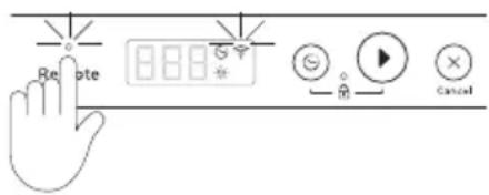 Fisher & Paykel DW24UT4I2 - Enabling remote mode - 1