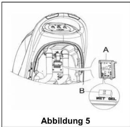 Viper AS510B - BATTERIEINSTALLATION UND EINSTELLUNG DES BATTERIETYPES (NASS ODER GEL/AGM) - 1