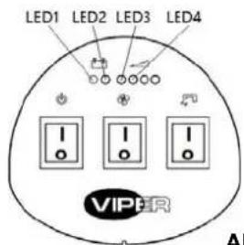 Viper AS510B - BATTERIEINSTALLATION UND EINSTELLUNG DES BATTERIETYPES (NASS ODER GEL/AGM) - 2