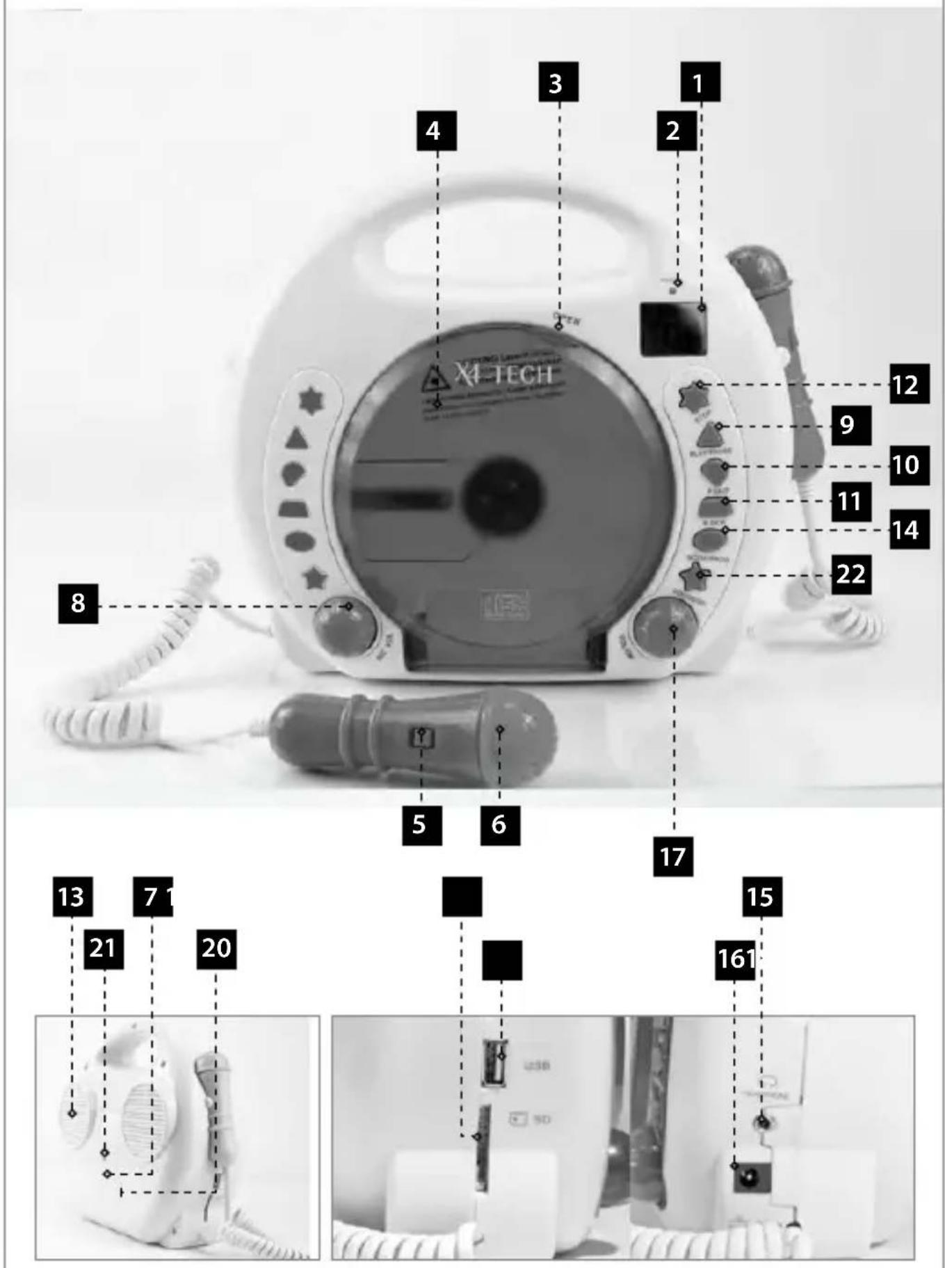 X4 Tech Bobby Joey MP3 - Packing contents - 2