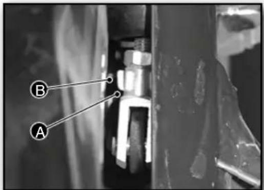 Sherco TY 125 (2024) - Ajustar la posicion del pedal del freno trasero - 1