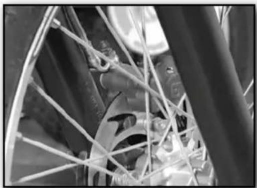 Sherco TY 125 (2024) - État des disques de frein - 1