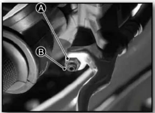 Sherco TY 125 (2024) - Adjusting the pressure of the front brake action - 1
