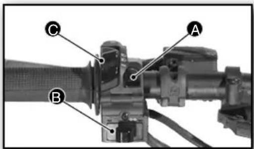 Sherco TY 125 (2024) - Commandes des feuux, des clignotants et du klaxon - 1