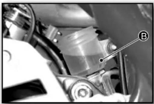 Sherco TY 125 (2024) - ■ Controlar y reponer el liquido de freno trasero - 2