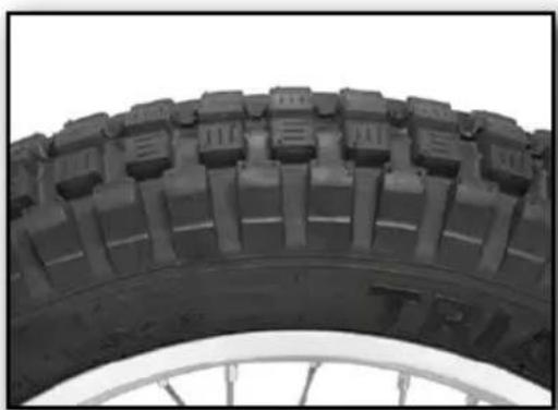Sherco TY 125 (2024) - Condition of the tyres - 1