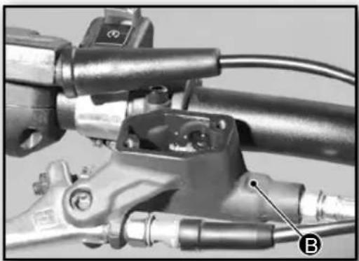 Sherco TY 125 (2024) - Position du levier de frein avant - 2