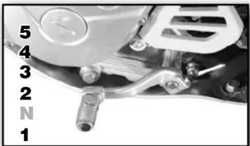 Sherco TY 125 (2024) - Levier de changement de vitesse - 1