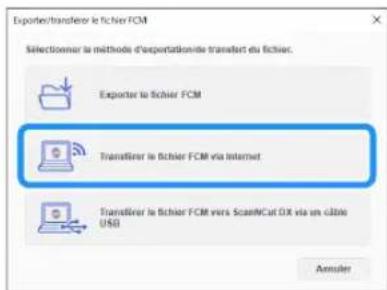 BROTHER SDX2250D - Rappel des motifs transférés de canvasworkspace (à l'aide d'un réseau sans fil) - 2