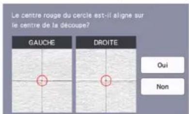BROTHER SDX2250D - L'écran des résultats de l'ajustement apparaît. - 1
