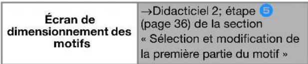 BROTHER SDX2250D - Fonctions disponibles dans l'écran suivant - 1
