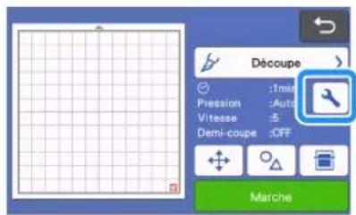 BROTHER SDX2250D - Changement du réglage de la pression de découpe - 1