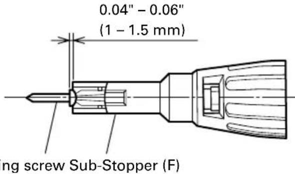 METABO W6VB3 - Mounting the bit - 1