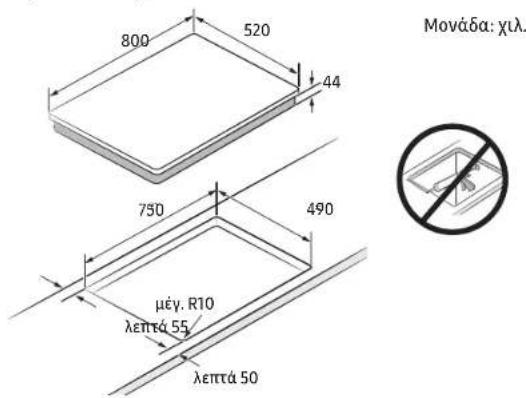 SAMSUNG NZ85C6057KK - Εγκατάσταση εστίας - 2