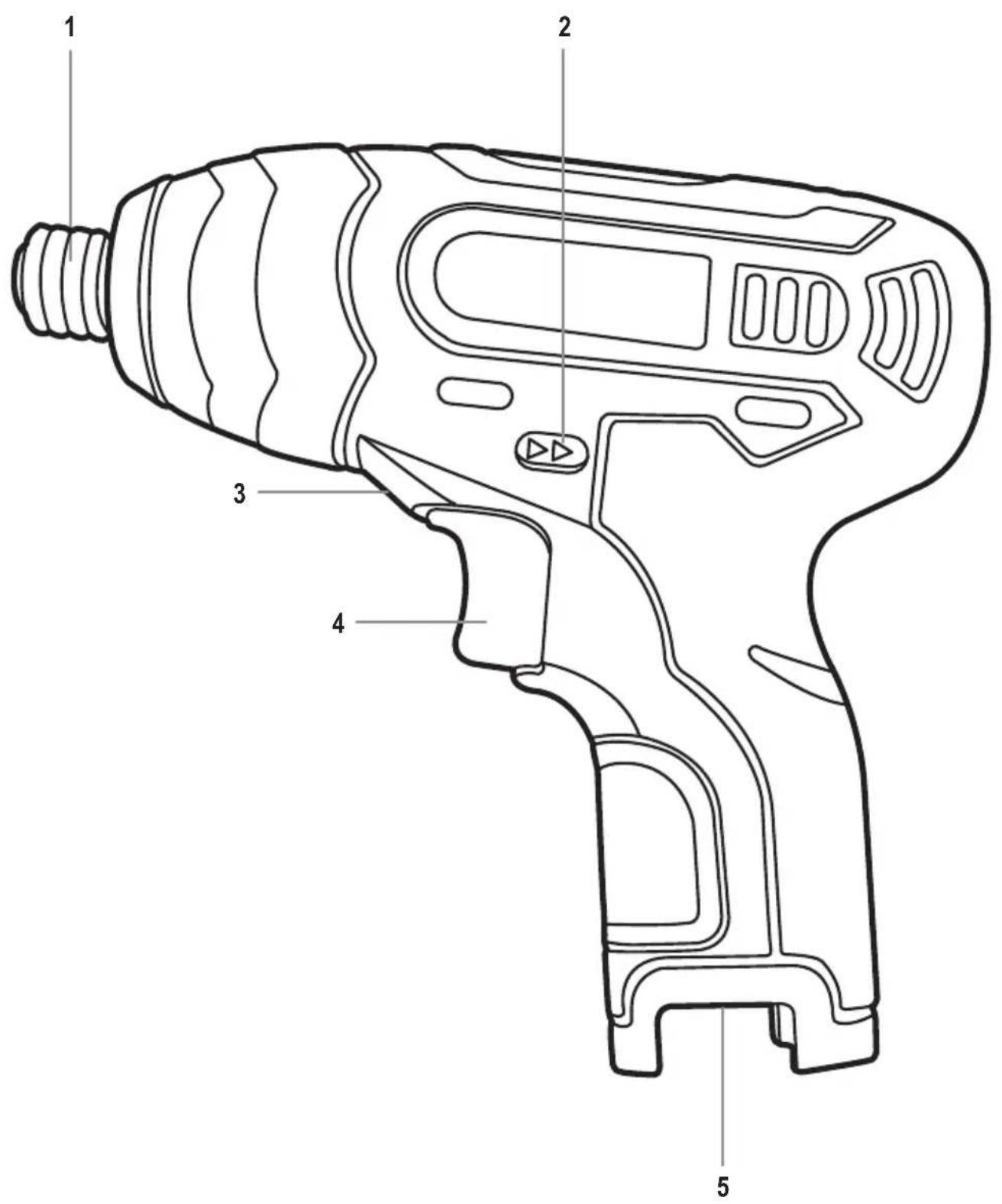 BASETECH 1664136 - Rechargeable impact driver - 1