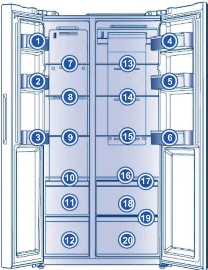 HAIER BCD538WGHSSEDBL - 注意 - 1