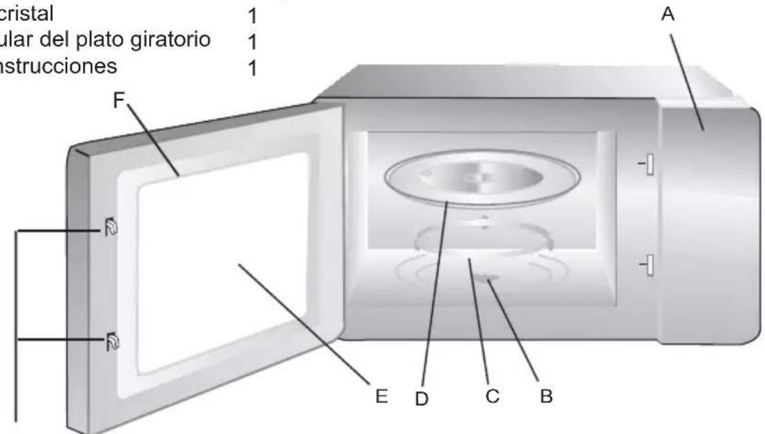 FRANKE FSL 20 MW XS - Nombres de las partes y accesorios delorno - 1