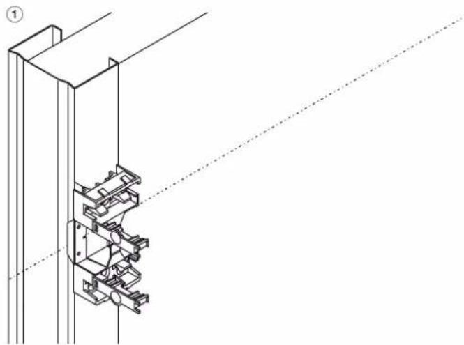 HAGER SL200559609016 - Installation en parois légères (cloisons à montants) des goulottes encastrées - 1