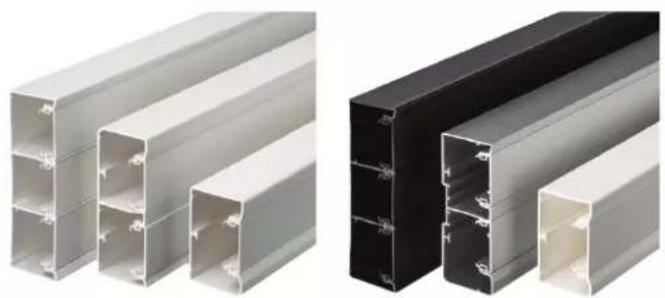 HAGER SL200559609016 - Goulottes à enclipsage direct GBD/GBA : 2 matières, 3 couleurs, 1 à 3 compartiments - 1