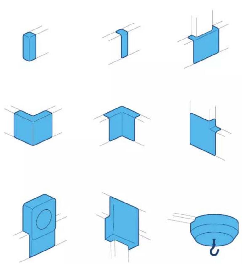 HAGER SL200559609016 - les pièces de forme - 1