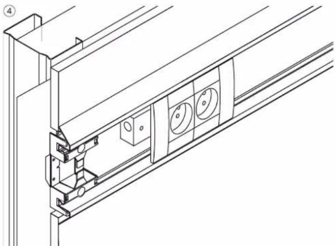 HAGER SL200559609016 - Installation en parois légères (cloisons à montants) des goulottes encastrées - 4