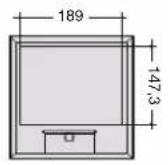 HAGER SL200559609016 - Dimension en mm - 1