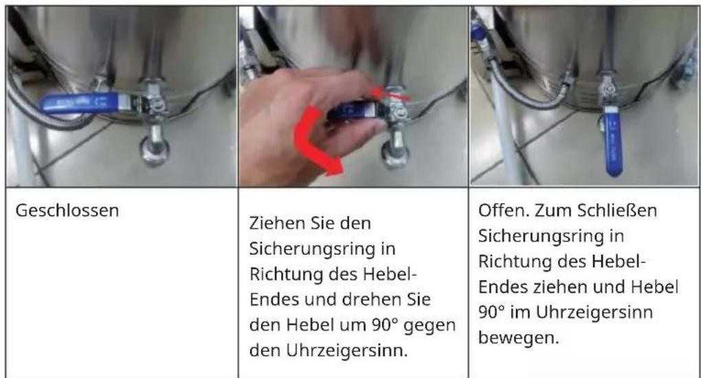 Klarstein Brauheld Smart 35 - Bedienung des Auslassnahns - 1