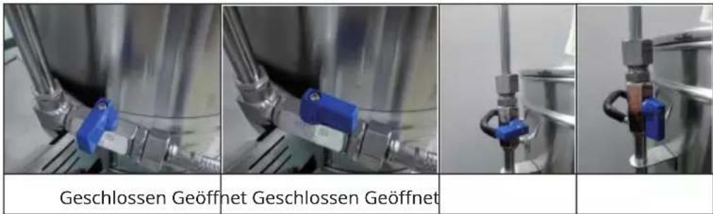 Klarstein Brauheld Smart 35 - Bedienung des Ventils - 1