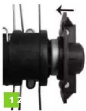 Greencut GSC1700C - To replace the roller: - 1