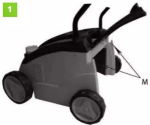 Greencut GSC1700C - INSTALLAZIONE DEL CESTINO DI RACCOLTA - 1