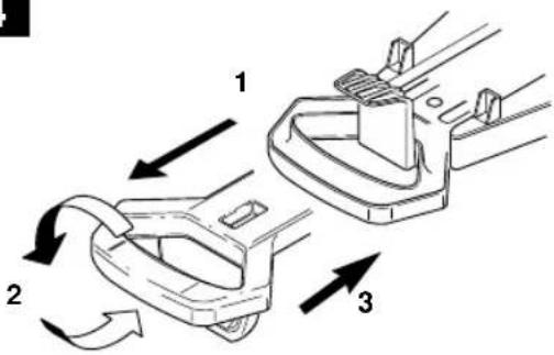 EINHELL HT 2020 F - Montez la poignée comme suit: fig 4 - 1